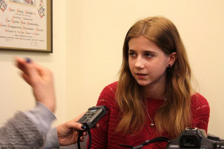 Zareagowała tylko nastolatka