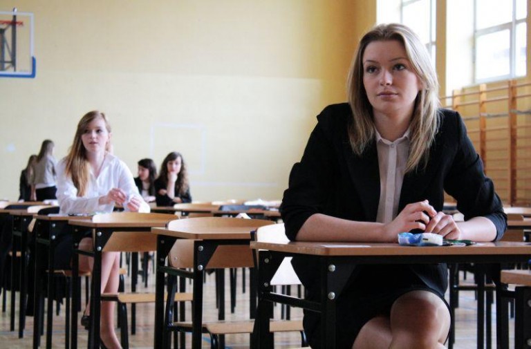 Maturzyści próbują swoich sił