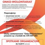 plakat wolontariusz