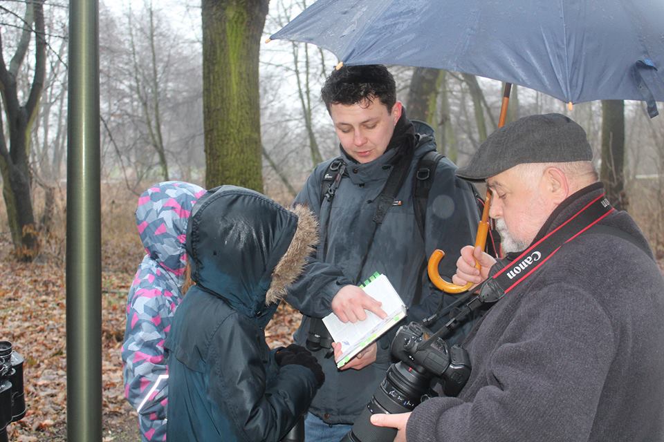 Deszcz nie przeszkodził w liczeniu ptaków