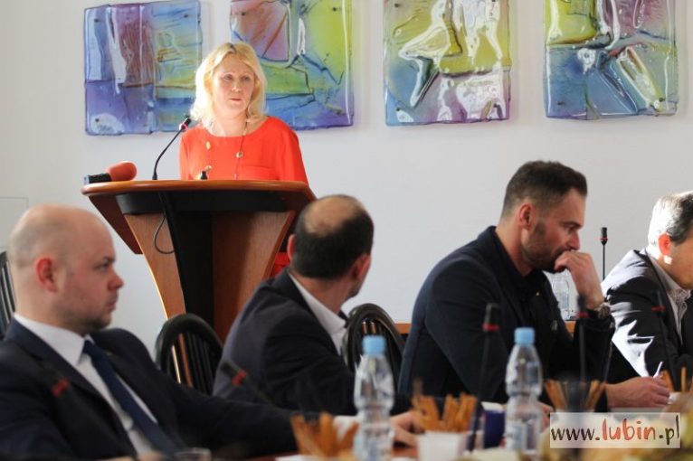 Katarzyna Królewicz na sesji rady miejskiej