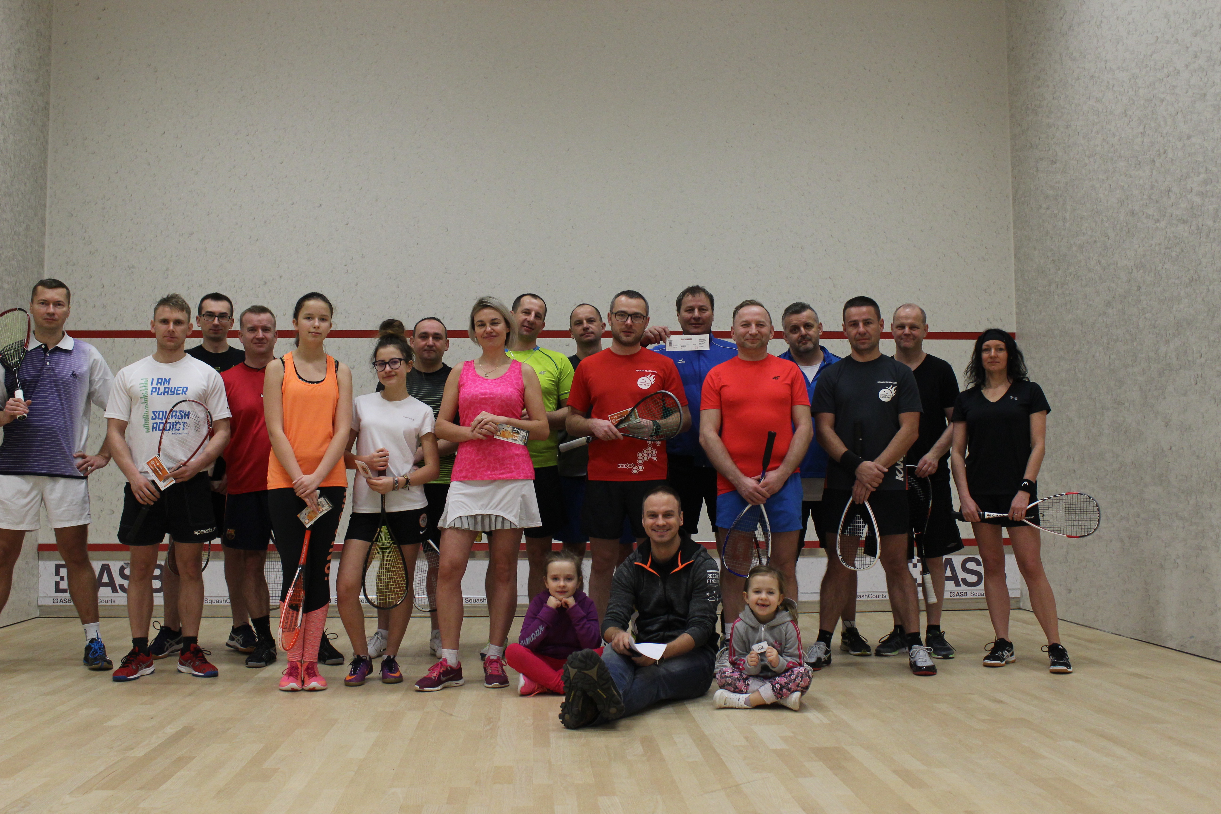 Niedzielny turniej squasha