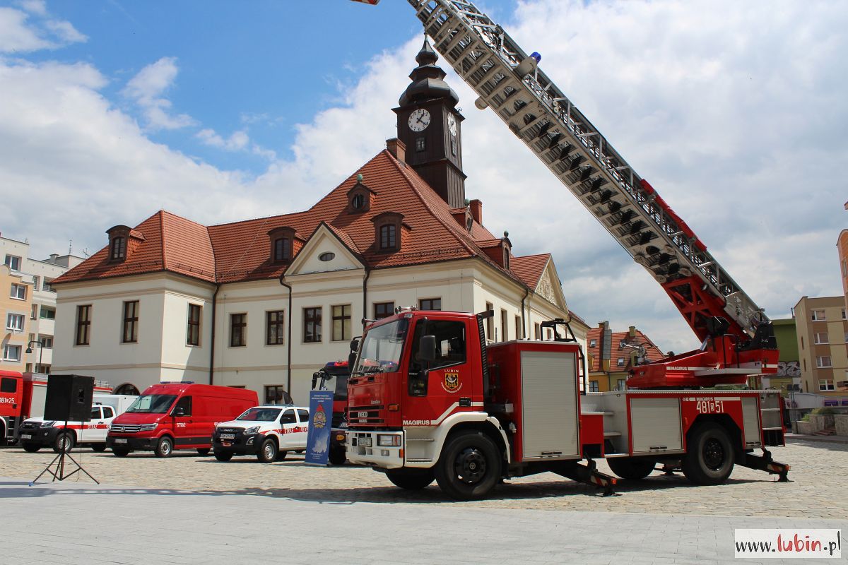 Do lubińskiej straży trafi wóz z drabiną