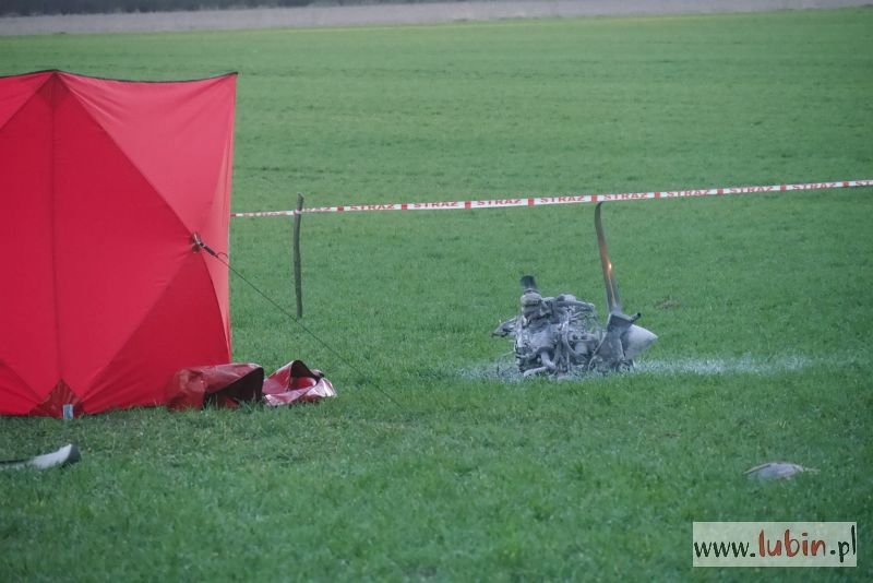 Sprawdzą dlaczego wiatrakowiec spadł na ziemię