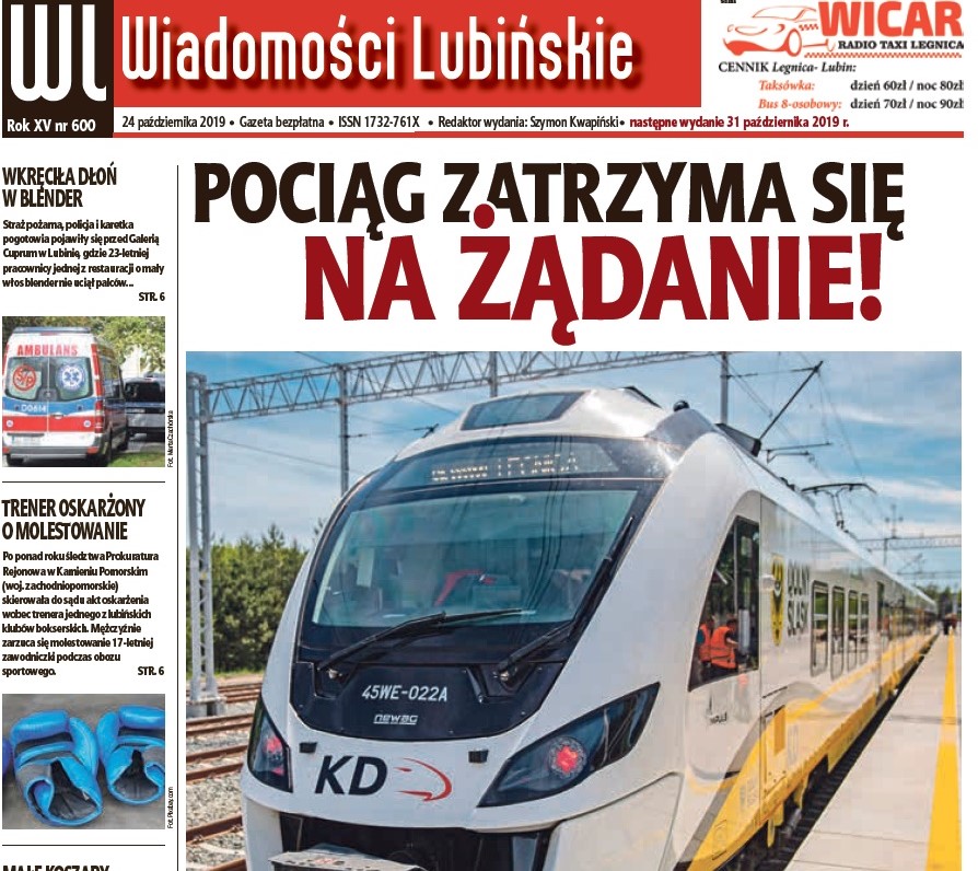 600. numer „Wiadomości Lubińskich” już w czwartek