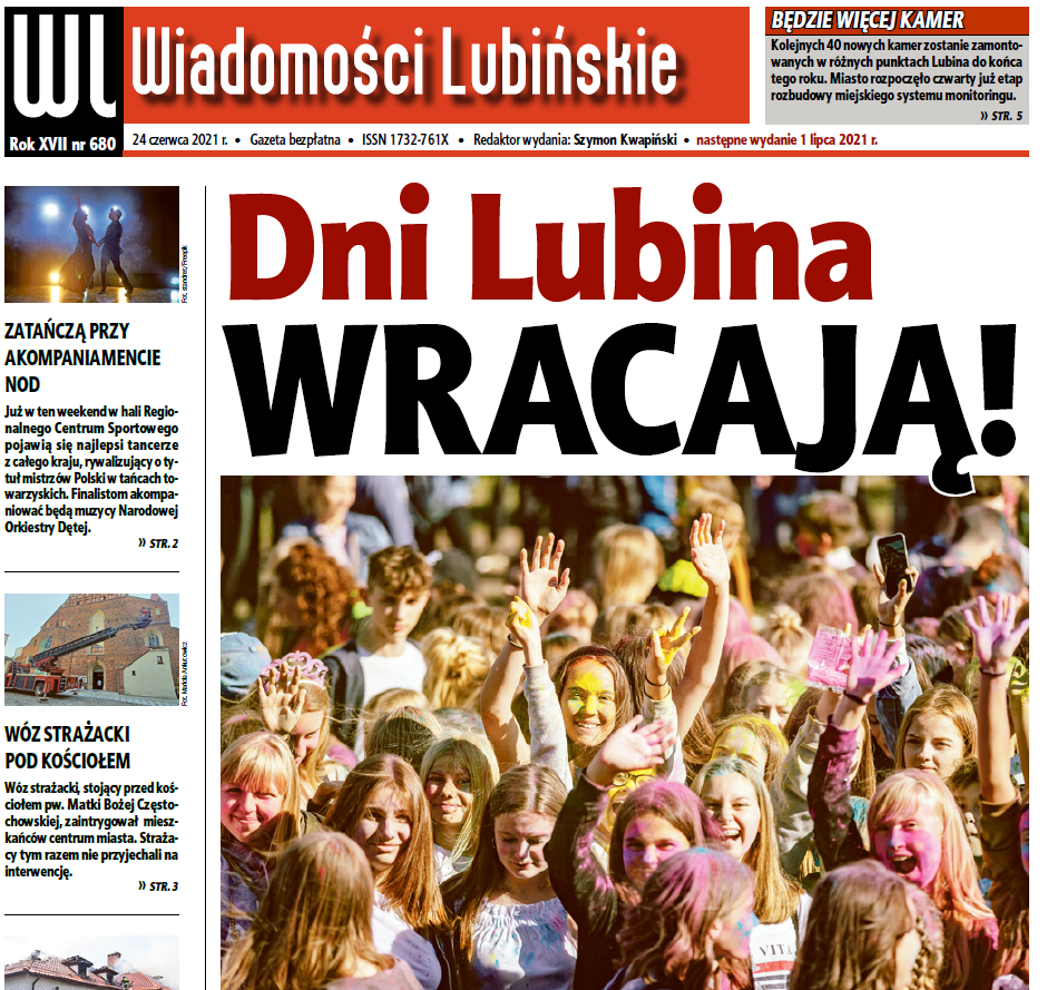 Już jutro nowe „Wiadomości Lubińskie”