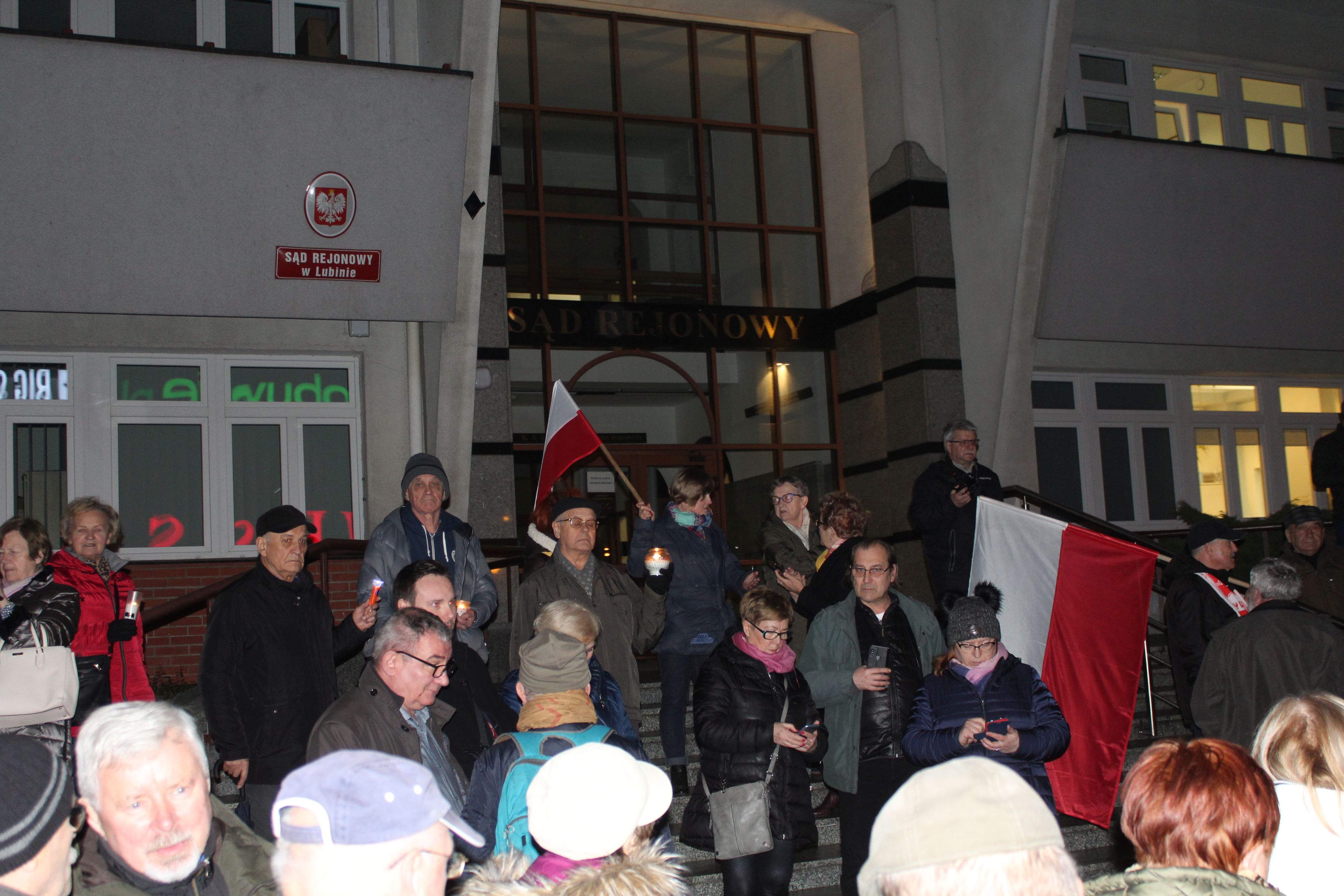 Lubinianie protestowali w obronie sądów