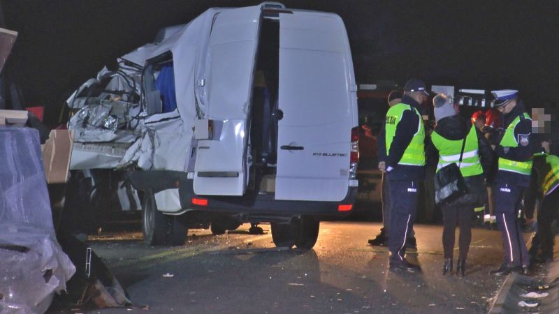 Tragedia na drodze. Nie żyje dwóch górników!