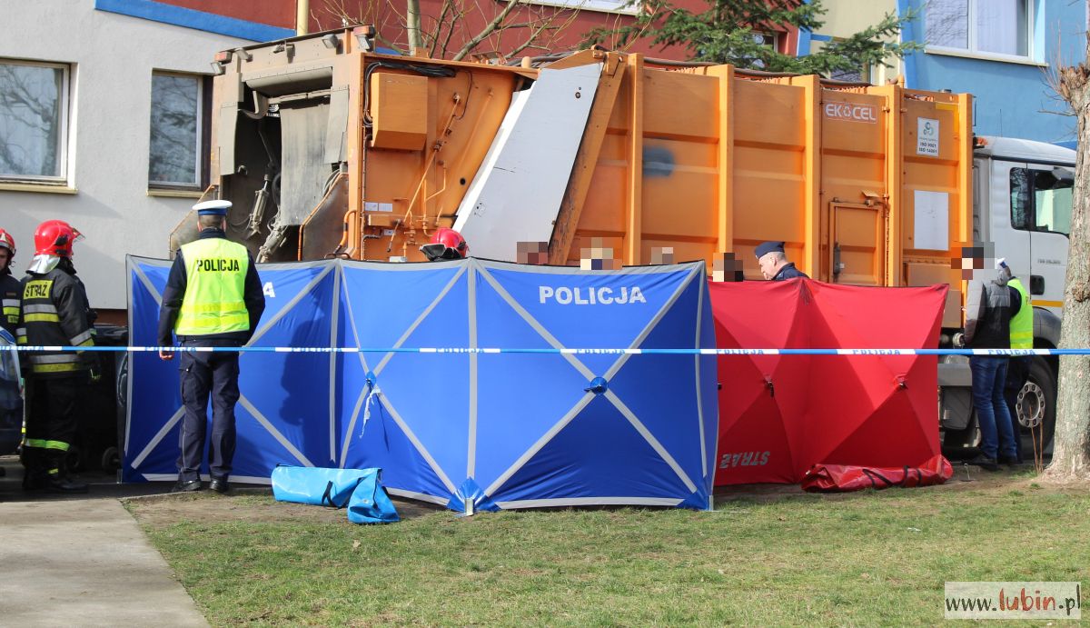 Tragedia na Przylesiu. Kierowca śmieciarki przejechał człowieka