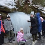 zuchy wycieczka do Szklarskiej Poręby zima śnieg wodospad9