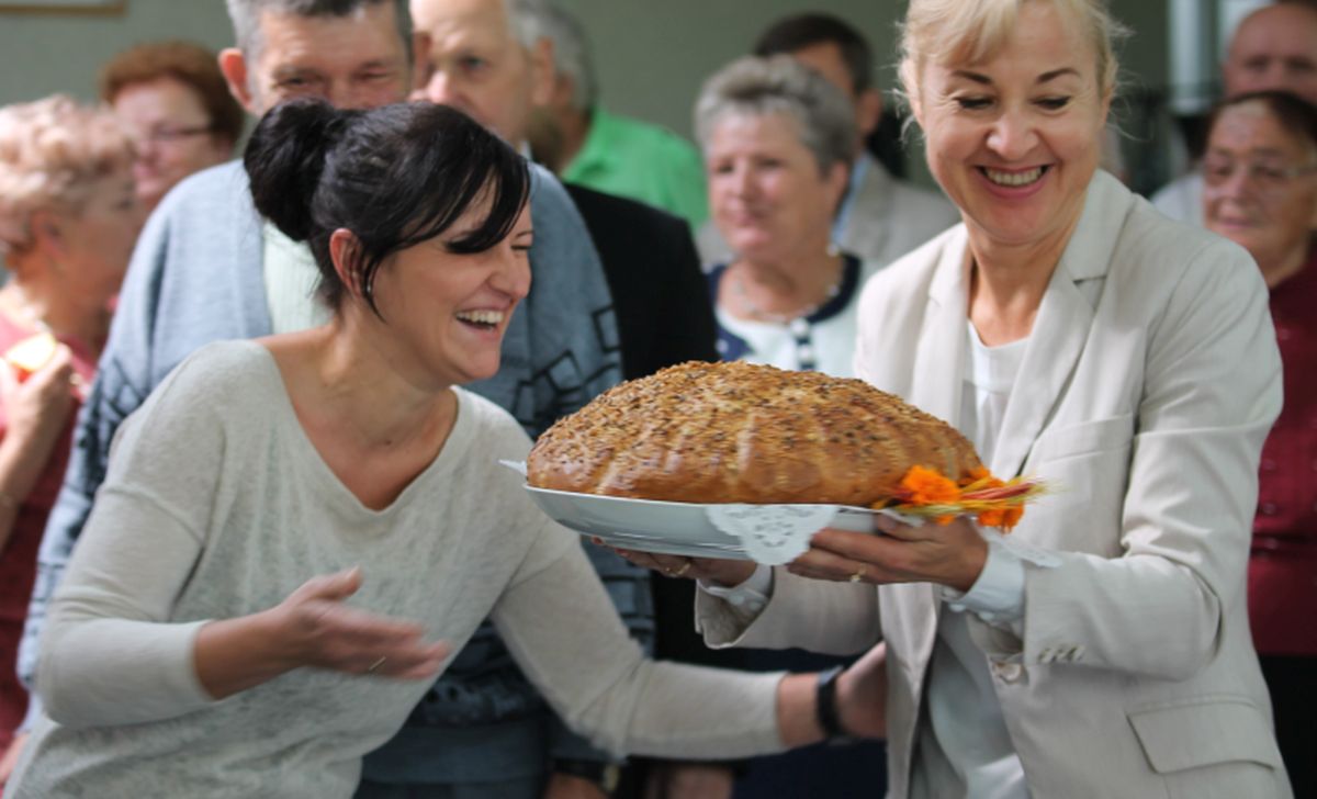 Niedziela z chlebem w centrum miasta